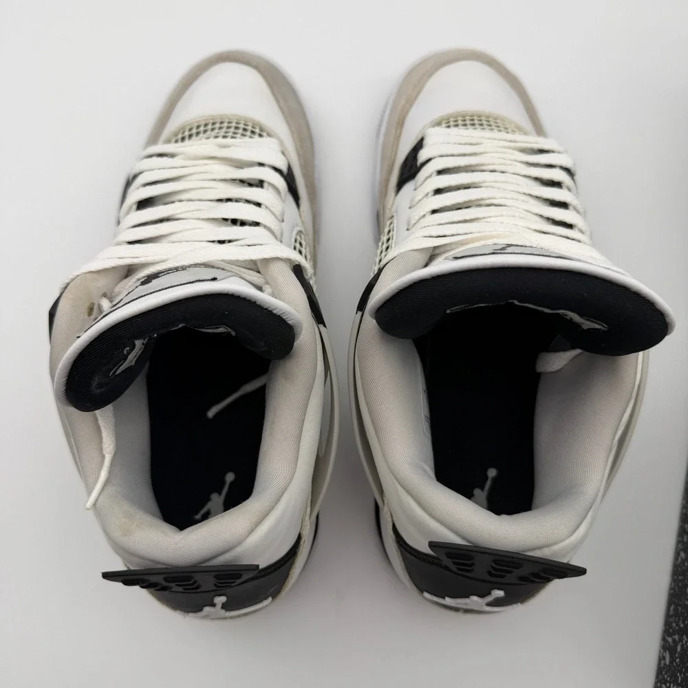 Nike Air Jordan 4 Retro Military Mens Size 10 Athletic Shoes Sneakers